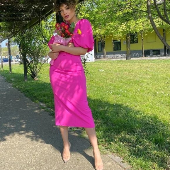 ZARA Crop Balloon Top - Picture 2 of 4